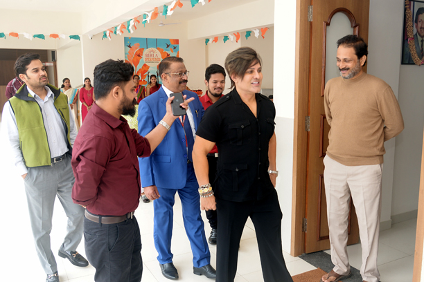 Yash Birla's visit to Birla Open Minds International School Nashik 2